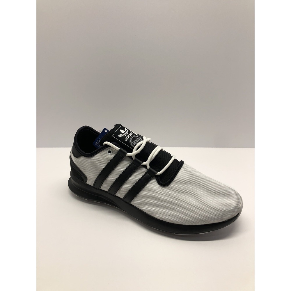 Adidas SL Rise Mens White Black Mesh Athletic Running Shoes Size 11